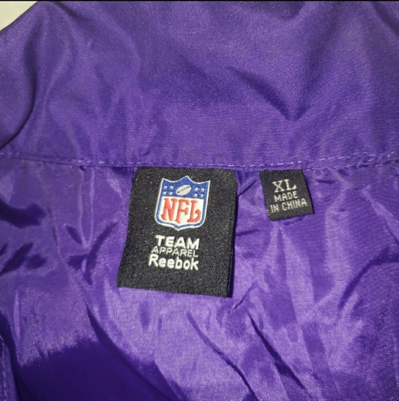 Minnesota Vikings NFL Windbreaker Jacket Sz XL - Picture 3 of 9